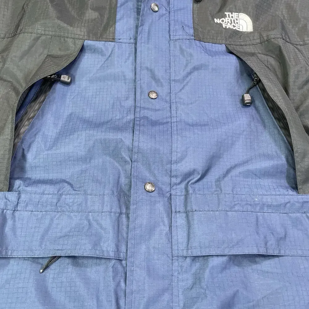The North Face Mens Summit Series Goretex Waterproof Hooded Jacket Blue Sz XXL
