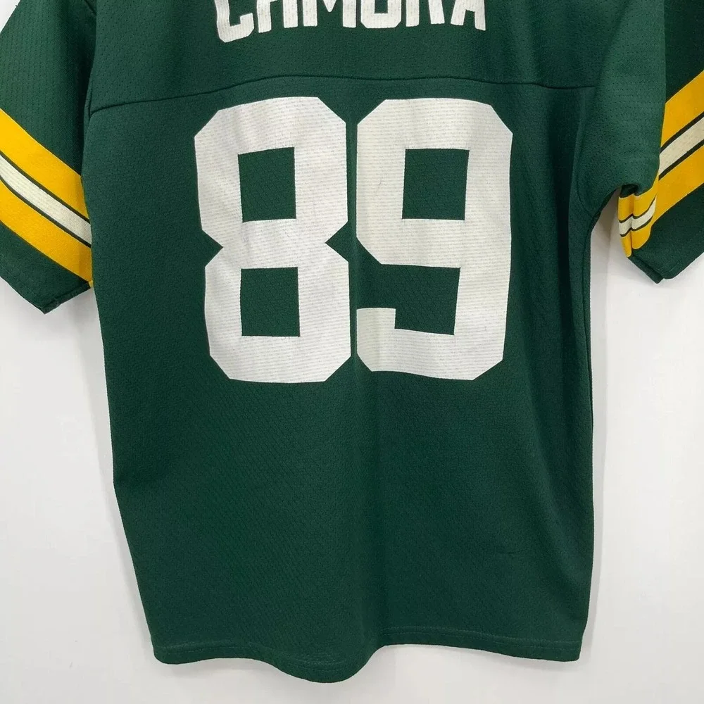 Vintage Logo 7 Green Bay Packers Mark Chmura #89 Jersey Kids Large Green