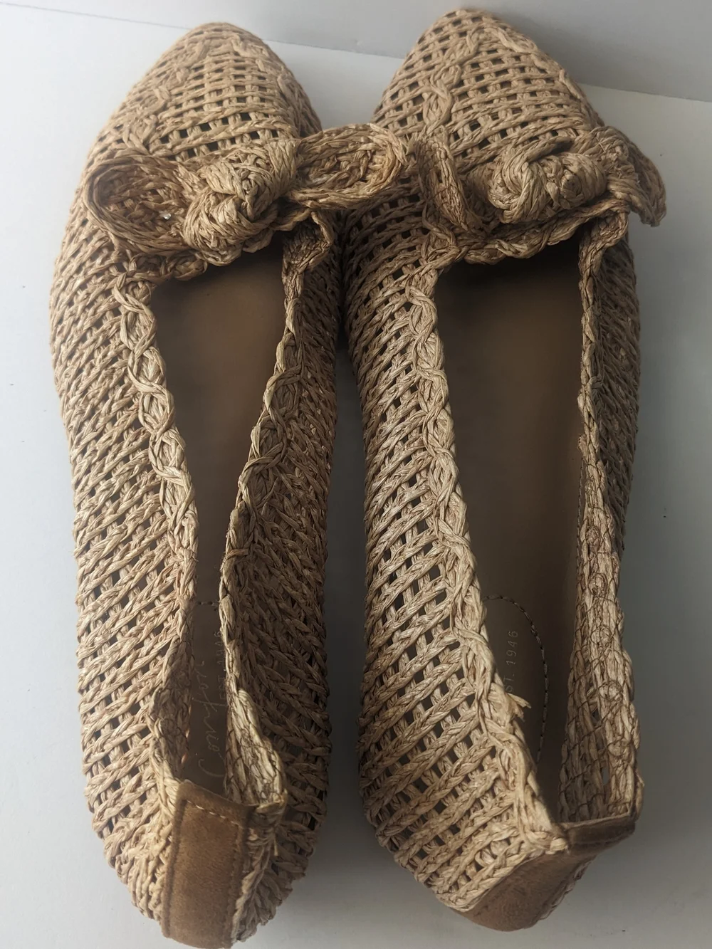 C Est. 1946 braided raffia