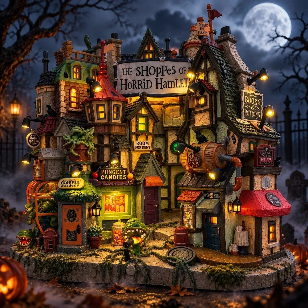 Lemax spooky town