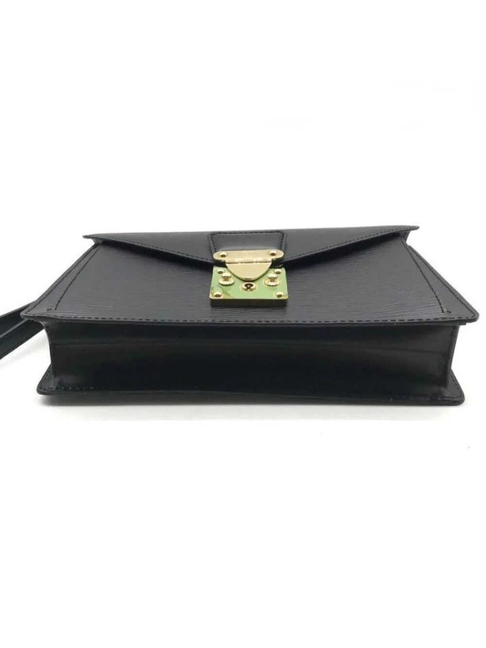 Louis Vuitton Epi Sellier Dragonne Second Hand Bag Black Bag