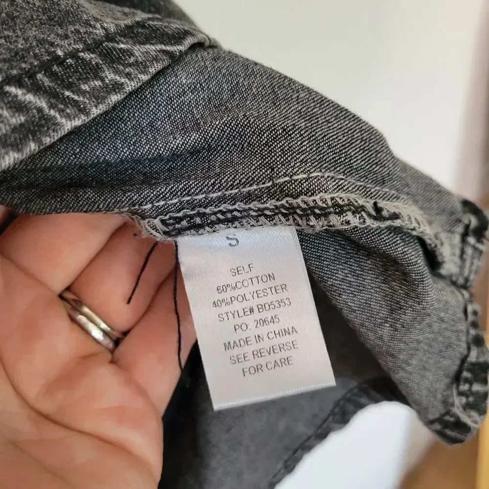 Baevely gray denim