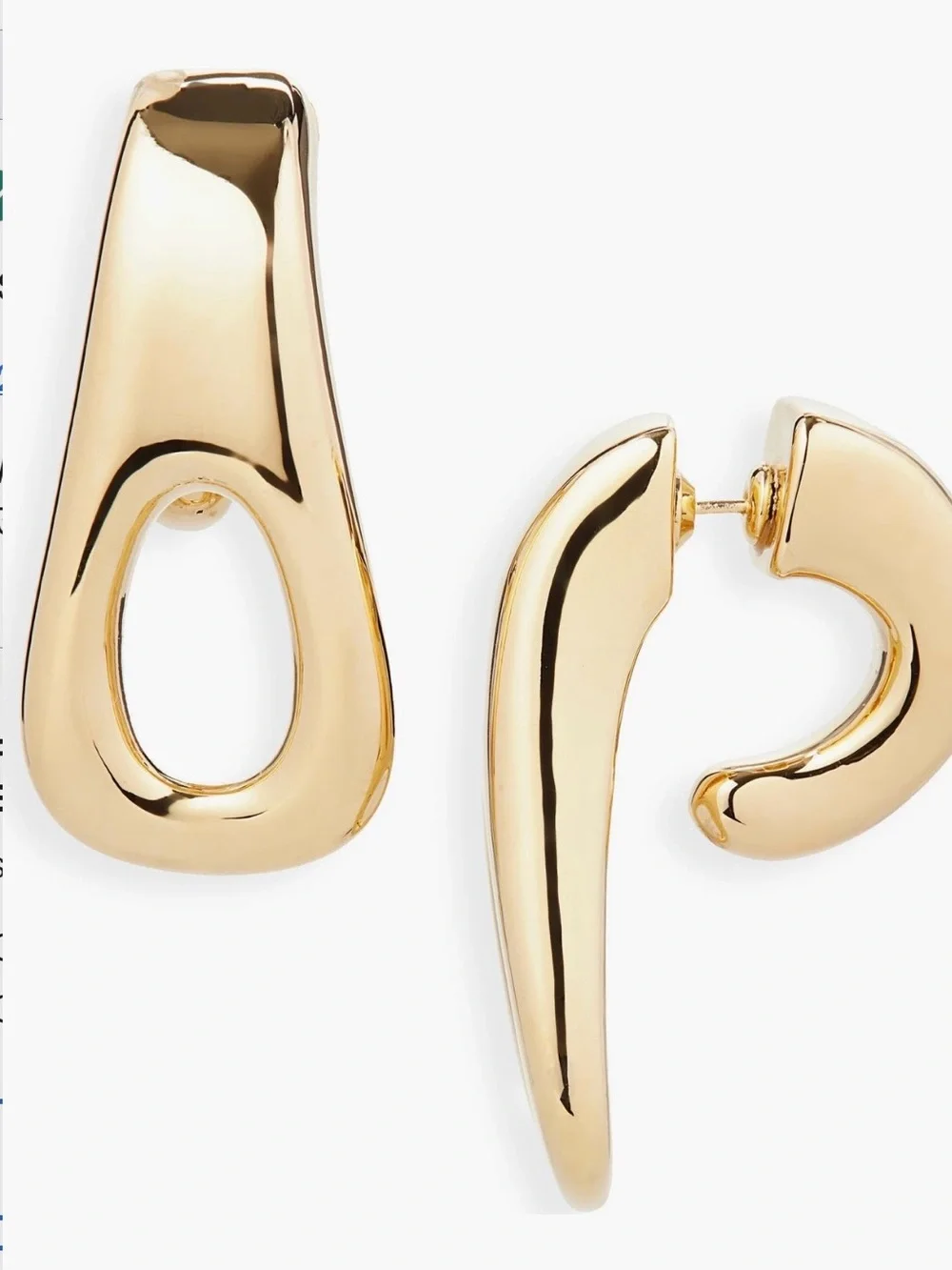Paco Rabanne Zip Pull Unisex Boucle D`Oreill Hoop Earring